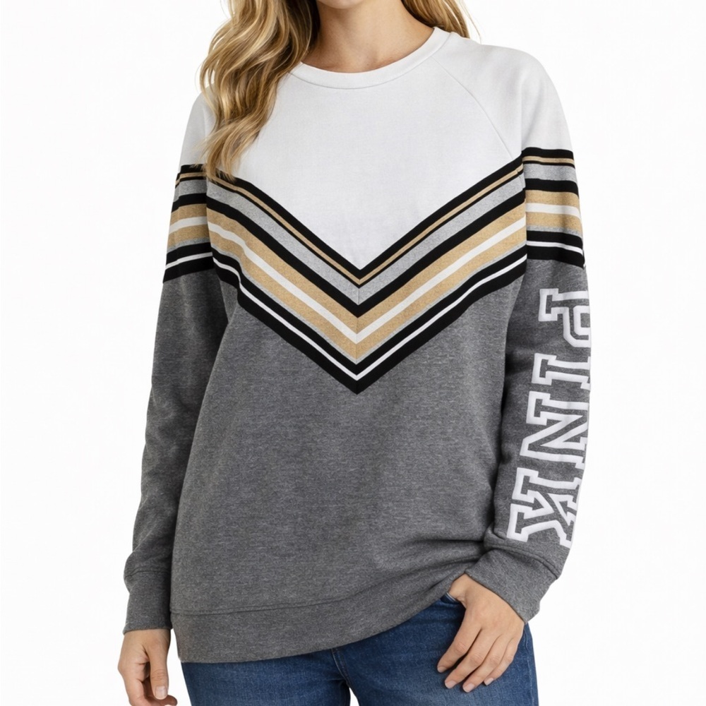 EUC WOMEN’S MEDIUM PINK VS RARE CREWNECK victoria’s secret sweatshirt